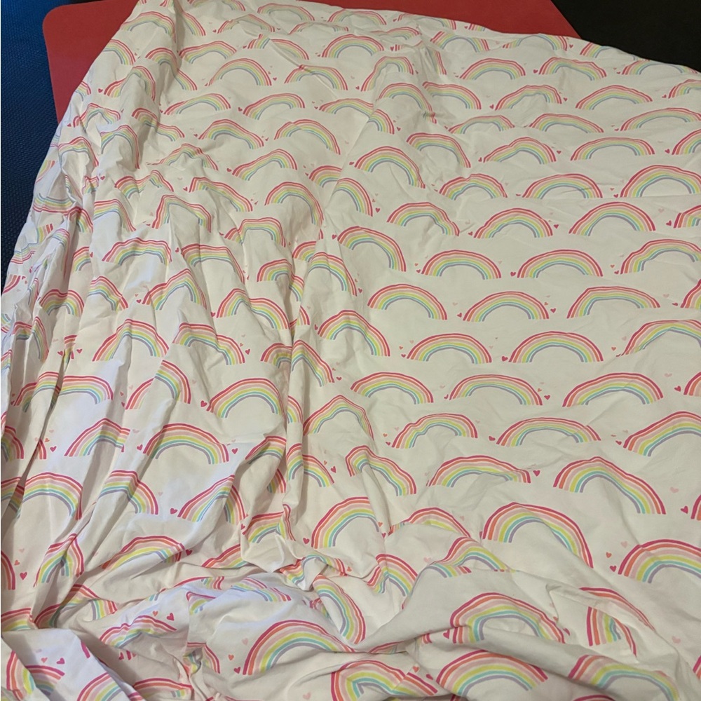 Pottery Barn Kids Rainbow and Cloud Bedding